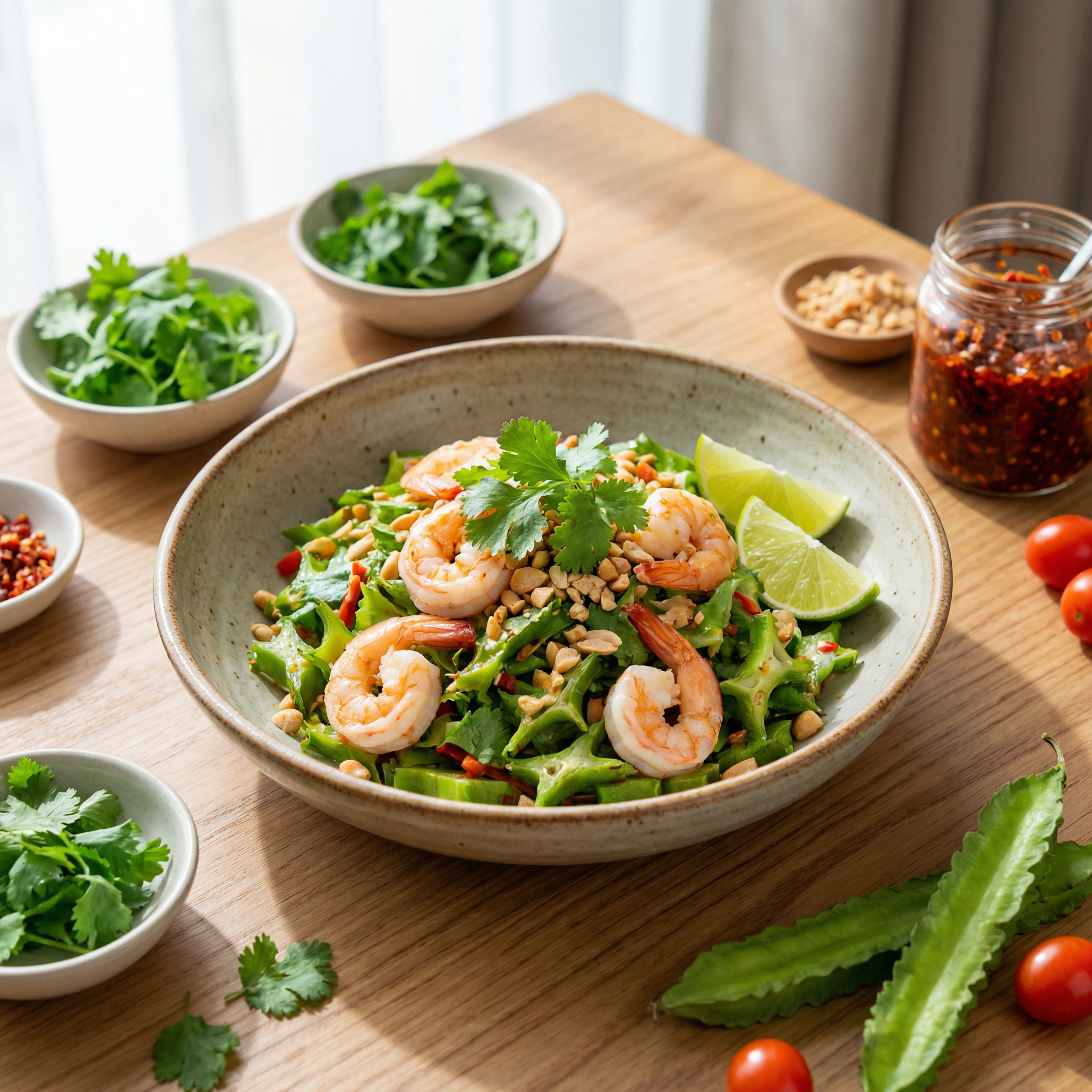 Wing Bean Shrimp Salad