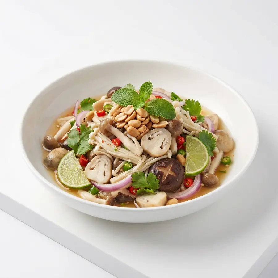 ยำเห็ดรวม